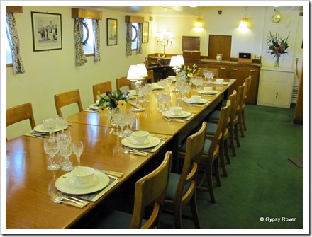 Officers Dining room.