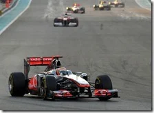 Hamilton vince il gran premio di Abu Dhabi 2011
