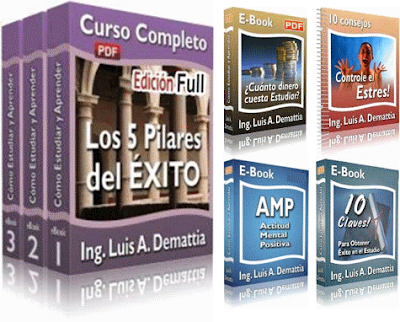 LOS 5 PILARES DEL ÉXITO EN EL ESTUDIO, Ing. Luis Demattia [ Curso ] – Los cinco pilares fundamentales para tener éxito en sus estudios terciarios o universitarios