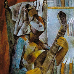 Picasso, Woman Playing Mandolin.jpg