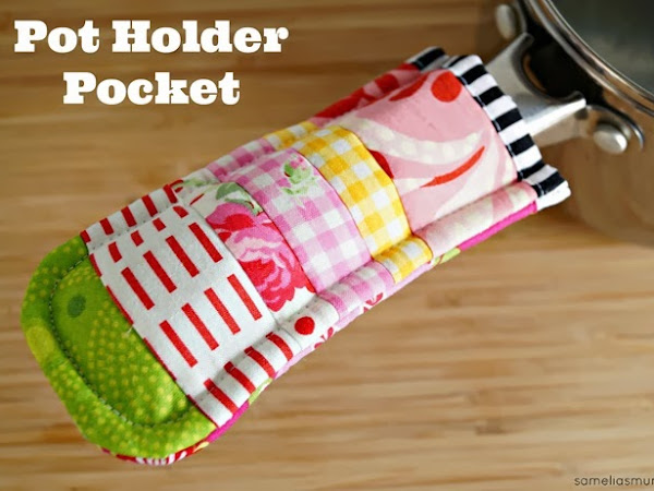 Pot Holder Pocket {Tutorial}