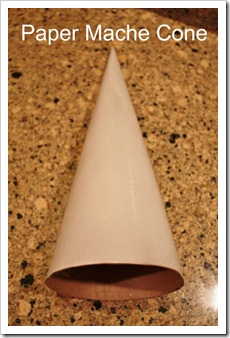 paper mache cone 