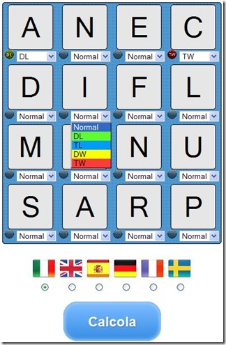 Ruzzle Cheater digitare lettere partita Ruzzle