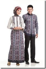 model gamis batik terbaru Marun-Kombinasi White