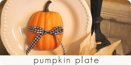 pumpkin plate