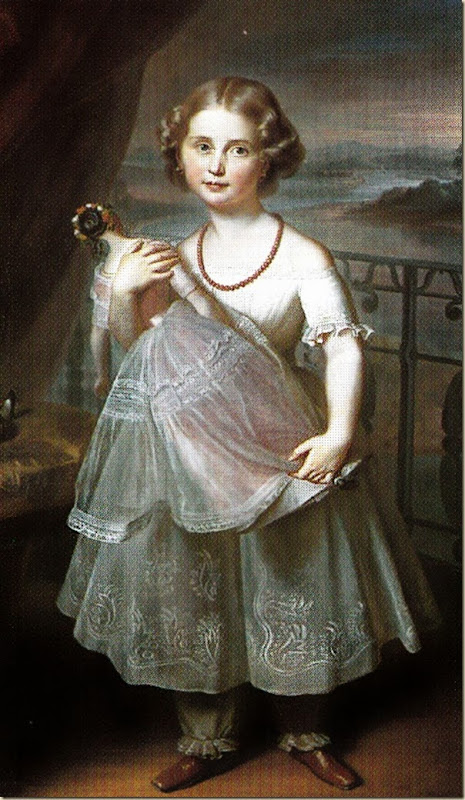 Portrait de fillette avec sa poupée