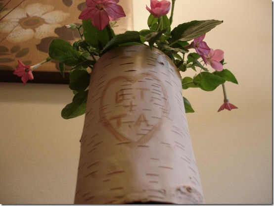 friday feature--spaghetti jar turned birch vase from dont disturb this groove blog