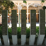 Infotafel der Mineralien der einzelnen Brunnen