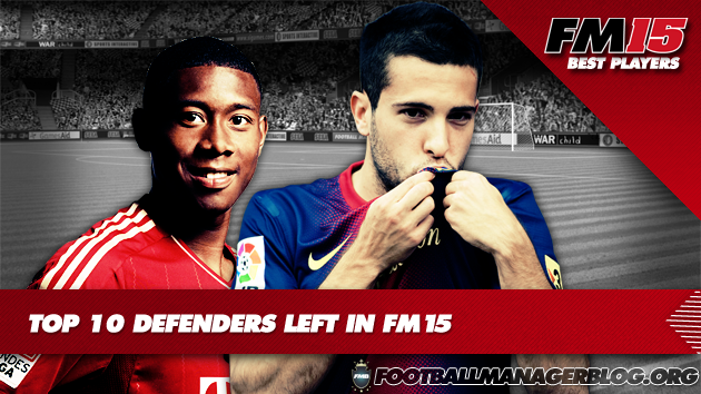 Top 10 Defenders Left in Football Manager 2015