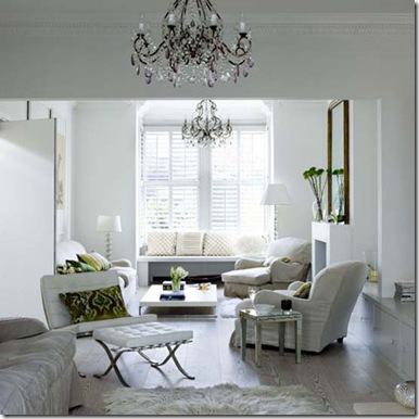white livingroom