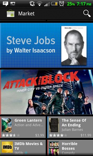 Steve Jobs en Android Market