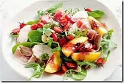 2.Chicken Liver Salad with Raspberry Vinaigrette