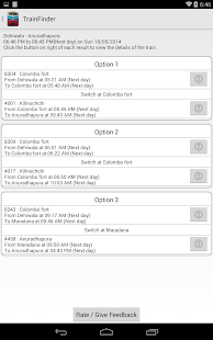 Train Finder - Sri Lanka (New) Screenshots 1