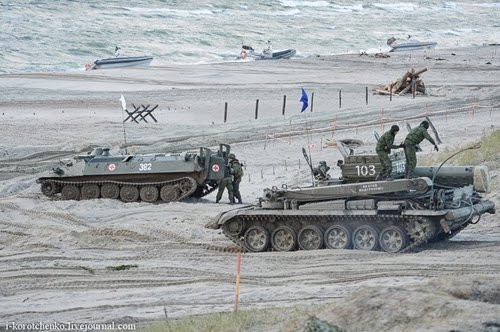 "Запад-2013": Высадка на побережье