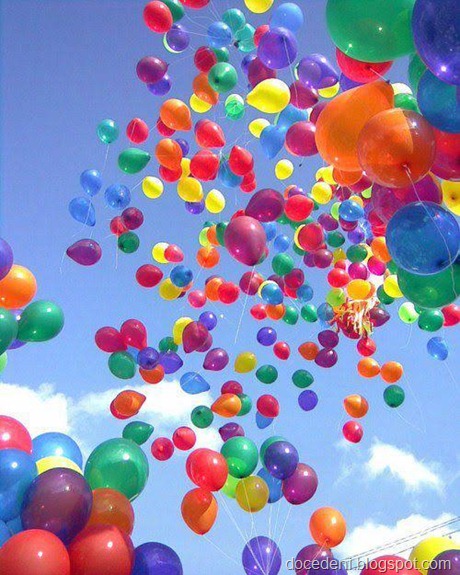 balões coloridos