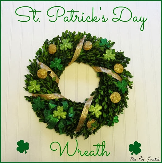 St Patricks Day wreath