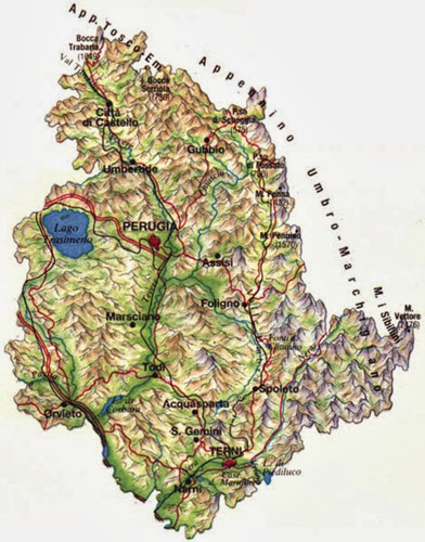 Umbria-map