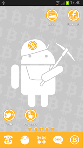 Bitcoin Theme GO Launcher EX