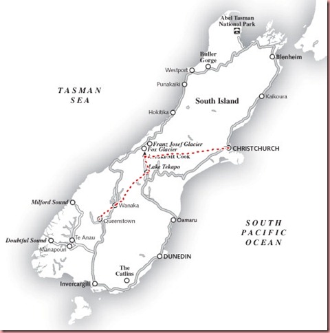 New Zealand South island Trip