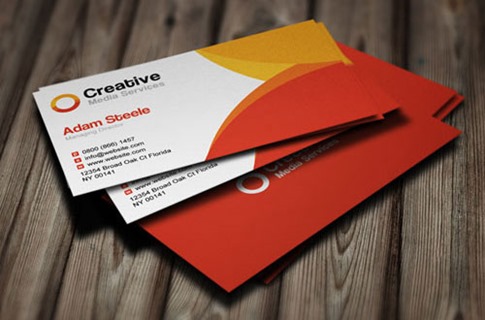 Media Business Cards in 2 Colors