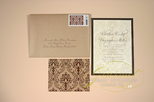 Posted in Uncategorized Wedding Tagged brown damask wedding invitations 