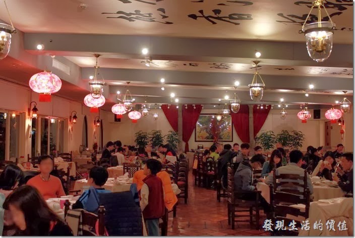 花蓮-理想大地渡假村中餐廳。理想大地中餐廳內的景色。