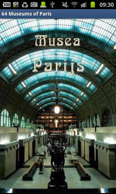 Android application Museum Paris screenshort