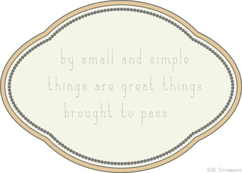 small and simple