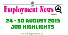 employment news 24-30 august 2013 job highlights