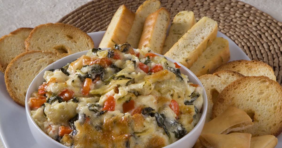 10 Best Spinach Artichoke Dip without Cream Cheese Recipes Yummly