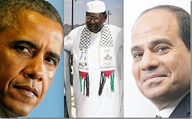 Barack Obama, Malik Obama & Abdel Fatah el-Sisi