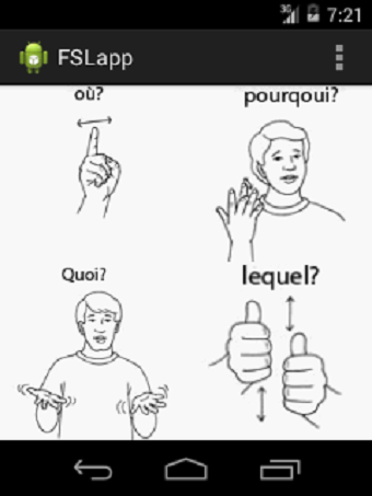 Android application application sourde mue screenshort