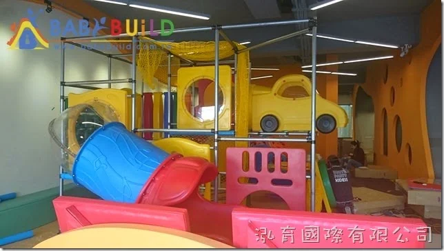 BabyBuild 室內3D泡管兒童遊戲設施施工組裝
