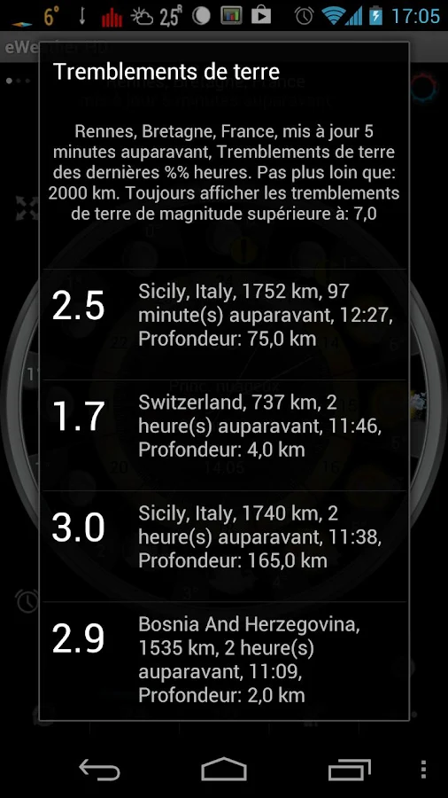   eWeather HD: Météo, Baromètre – Capture d'écran 