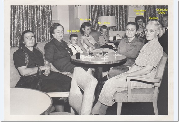 The Webster Family on Board the S.S. Brazil July 1952
