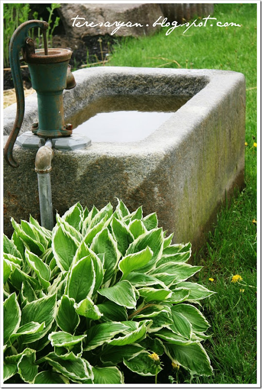 stone tub pitcher pump faucet
