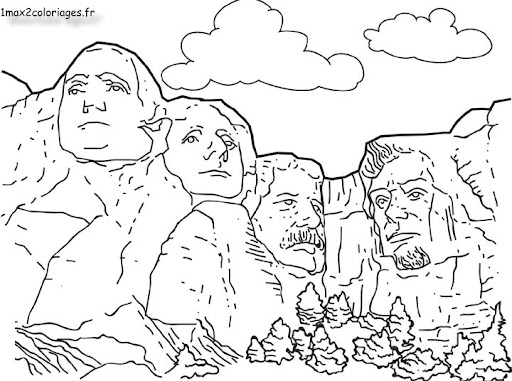 mount-rushmore-coloring-page