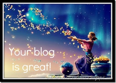 your blog is great