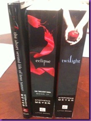 3 books from the Twilight Series