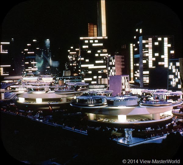 View-Master New York World's Fair 1964-1965 (A671),Scene 5: City of the Future in the G.M. Futurama