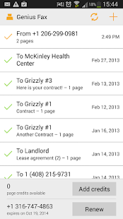 Genius Fax Business app for Android Preview 1