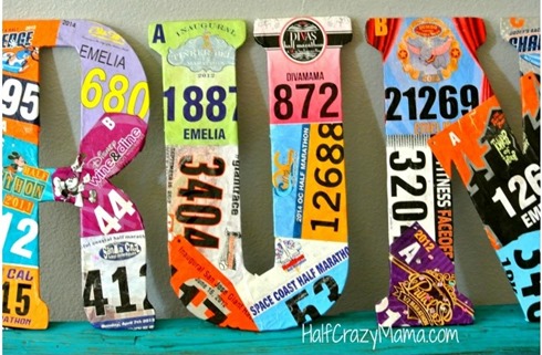 Awesome Race Bib Collage Awesome Race Bib Collage