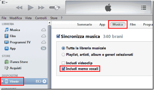 MEMO VOCALI DA IPHONE SENZA ITUNES SCARICARE