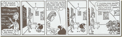 Mafalda... mi mamá me mima