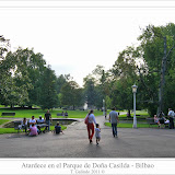 Atardece en el Parque de Doña Casilda