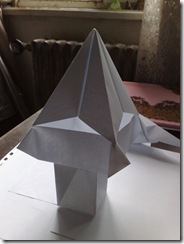 cateva cretii origami facute din coli de xerox
