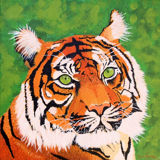 vicki maheu tiger painting