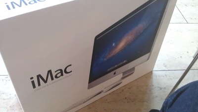 Ian's shiny new Mac!