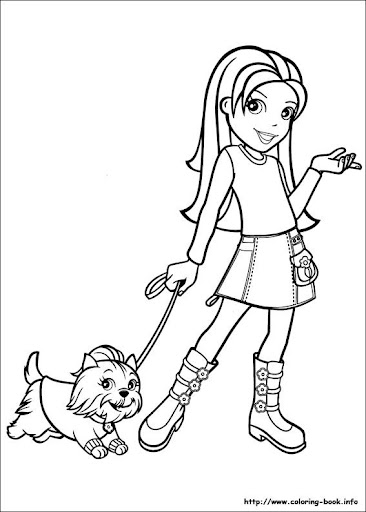 polly pocket para pintar