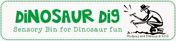 Dinosaur Dig Dinosaur Sensory Bin